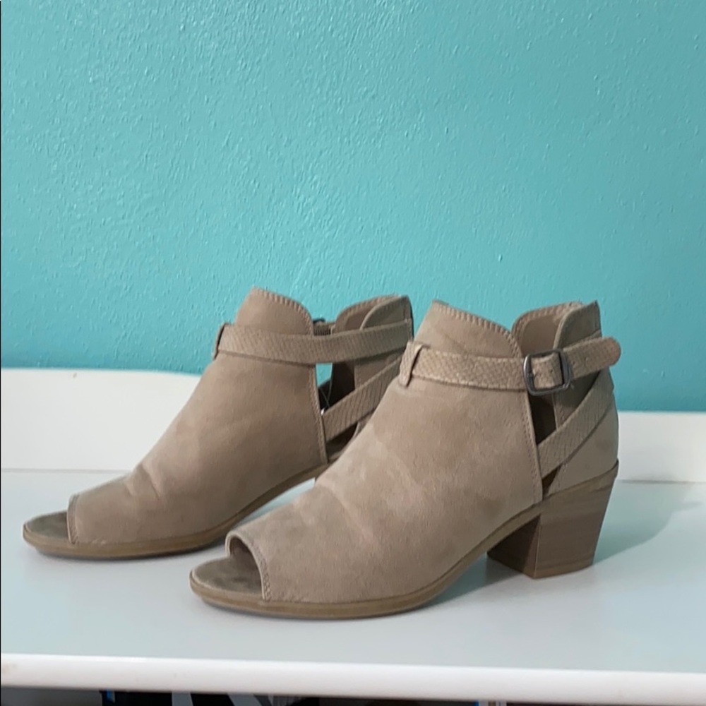Open Toe Ankle Booties
